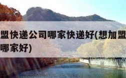 我想加盟快递公司哪家快递好(想加盟一家快递公司哪家好)