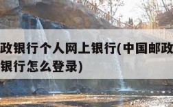 中国邮政银行个人网上银行(中国邮政银行个人网上银行怎么登录)