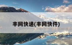 丰网快递(丰网快件)