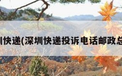 深圳快递(深圳快递投诉电话邮政总局)