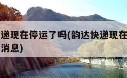 韵达快递现在停运了吗(韵达快递现在停运了吗最新消息)