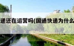国通快递还在运营吗(国通快递为什么停运了)