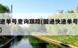 国通快递单号查询跟踪(国通快递单号查询跟踪信息)