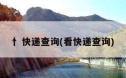 忄快递查询(看快递查询)