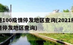快递100疫情停发地区查询(2021疫情快递停发地区查询)