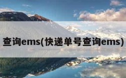 查询ems(快递单号查询ems)