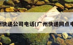 广州快递公司电话(广州快递网点电话)