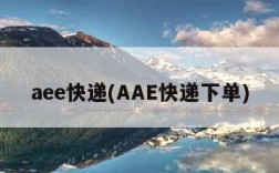 aee快递(AAE快递下单)