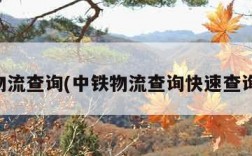 中铁物流查询(中铁物流查询快速查询系统)