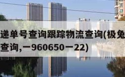 极兔快递单号查询跟踪物流查询(极兔快递查询单号查询,一960650一22)