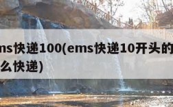 ems快递100(ems快递10开头的是什么快递)