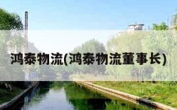 鸿泰物流(鸿泰物流董事长)