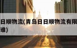 青岛日日顺物流(青岛日日顺物流有限公司总经理是谁)