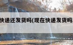 现在快递还发货吗(现在快递发货吗2024)