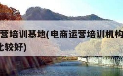 电商运营培训基地(电商运营培训机构有哪些?哪家比较好)