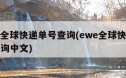 ewe全球快递单号查询(ewe全球快递单号查询中文)