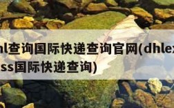 dhl查询国际快递查询官网(dhlexpress国际快递查询)