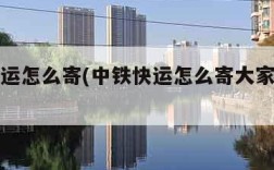 中铁快运怎么寄(中铁快运怎么寄大家给件行李)