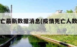 疫情死亡最新数据消息(疫情死亡人数最新消息)