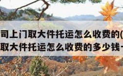物流公司上门取大件托运怎么收费的(物流公司上门取大件托运怎么收费的多少钱一公斤)