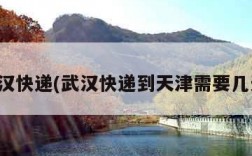 武汉快递(武汉快递到天津需要几天)