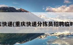 重庆快递(重庆快递分拣员招聘临时工)
