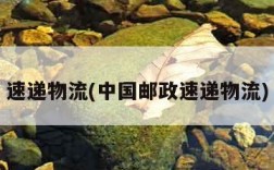 速递物流(中国邮政速递物流)